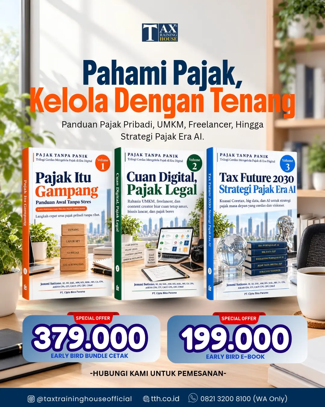 Promo pre-order buku Pajak Tanpa Panik dari Tax Training House